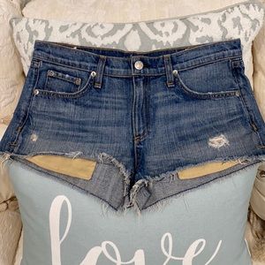 Rag & Bone Cut Off Jean Shorts
